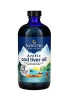 NORDIC NATURALS Arkties menkių kepenų aliejus su apelsinų skoniu - 473 ml