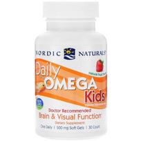 NORDIC NATURALS Daily Omega Kids - 30 kapsulių