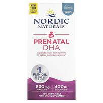 NORDIC NATURALS Prenatal DHA - be skonio - 180 kapsulių