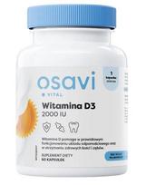 OSAVI Vitaminas D3 2000 TV - 60 kapsulių