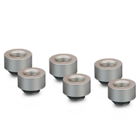 Thermal Grizzly DeltaMate Extender - MF10 Matt Nickel (6-Pack) (TG-DM-FIT-6206)