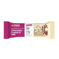MAXINUTRITION baltyminis batonėlis su sausainių gabaliukais, 45 g
