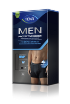 TENA Men Protective Boxer Black XL N1