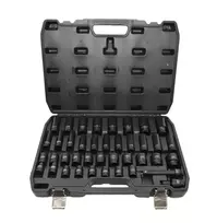 AWTOOLS 1/2" smūginių antgalių rinkinys, 40 vnt., trumpi ir ilgi, „Black Line“