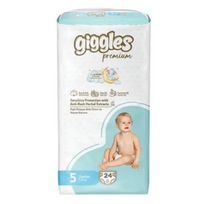 GIGGLES sauskelnės Premium Twin Junior, 5 dydis, 11-25 kg, 24 vnt.