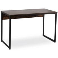 Rašomasis stalas ROSS 120 cm, rustikinis ąžuolas/juodas