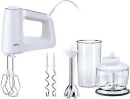 Braun MultiMix 3 HM 3137 WH Hand mixer 500 W White