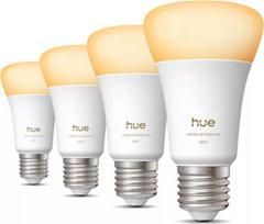 Philips Hue WA 810 A60 4P EU | E27 | 6 W | Warm to cool white light | Bluetooth and Zigbee