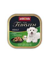 ANIMONDA Vom Feinsten in Sauce Adult su vištiena ir triušiu 150g šlapias maistas padaže šunims