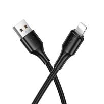 USB A to Lightning Hoco 2.4A 1m X120 black