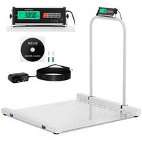 Platforminės Sandėliavimo Svarstyklės 100 X 95 Cm Lcd Rs232 300 Kg / 100 G