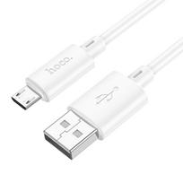 USB A to Micro USB Hoco 2.4A 2 m X88 white