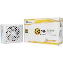 Seasonic Maitinimo šaltinis CORE GX White SRP-CGX851-A5A32SF-W, 850W, 100-240V, 50/60Hz, 80 PLUS Gold, visiškai modulinis