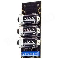 Ajax Modulis 38184, 100 × 39 × 22 mm, 0.074 kg, 3 CR123A baterijos, veikimo temperatūra +50°C iki -25°C, drėgmė iki 75%