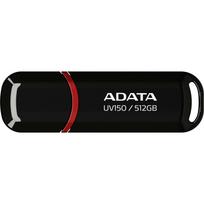Adata USB atmintinė AUV150-512G-RBK 512GB, USB Type-A, 3.2 Gen 1, skaitymo greitis 100MB/s, juoda, raudona