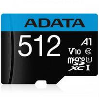 Adata atminties kortelė microSDXC AUSDX512GUICL10A1-RA1 512GB, skaitymo greitis 100MB/s, rašymo greitis 25MB/s, UHS-I, Class 10