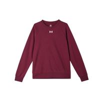Under Armour Rival Fleece FW24 Loose Warm Crew Neck Long Sleeve Sweatshirt Men sweatshirt Brown White 1379755-609 XL