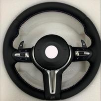 BMW odinis vairas, tinkantis BMW F01 F10 F11 F20 F21 F30 F31 F34 F32 F33 F36 F22 F23 F48 M3 M5 vairaratis automobilio dalys M5 leather (No airbag) juoda