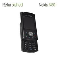 Atnaujintas Nokia Originalus Nokia N80 3G Mobilusis Telefonas Su 1 SIM No charger juoda