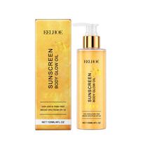 EELHOEauksinis apsauginis nuo saulės kūno aliejus su spindesiu, SPF 50 plataus spektro UV apsauga, drėkinantis kūno apsauginis nuo saulės aliejus su alyvuogių ir erškėtuogių aliejumi 120 ml