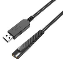 12V Cable Compatible Braun Shavers Trimmers Series 1/3/5/6/7/8/9 Silk épil Series 5/7/9 - Black USB Cable 1m Phonillico®