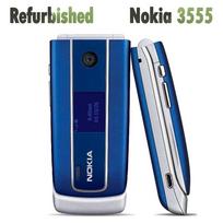 Atnaujintas Nokia Original Nokia 3555 flip mobilusis telefonas No charger mėlyna