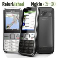 Atnaujintas originalus Nokia C5-00 C5-00i mobilusis telefonas su 1 SIM kortele No charger 3MP juoda