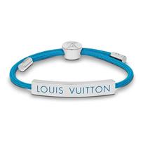 Louis Vuitton Madingas Elegantiškas Kosminio Metalo Emalio Apyrankė Unisex apyrankė Mėlyna M69311 Blue
