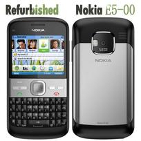 Atnaujintas originalus Nokia E5-00 mobilusis telefonas No charger juoda