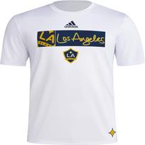 adidas Vyriški La Galaxy MLS trumpomis rankovėmis marškinėliai(1) S įvairiaspalvis