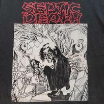 90s Pushead Septic Death Burial Mai So Black All Size T-Shirt Unisex T-Shirt Graphic Tee S