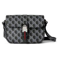 Gucci Logo Magnetic Closure Leather Crossbody Bag Ultra Mini Men bags Gray 800313-AADYJ-8846 Basic Set (Bag+Dust Bag)