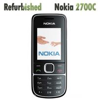 Atnaujintas Nokia Original Nokia 2700 classic mobilusis telefonas No charger juoda