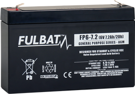 FULBAT AGM-FP 6V-7.2Ah akumuliatorius