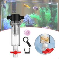 Aquarium Pump Cleaner Reusable Transparent Leakproof 1/2  Thread Drainage Collector Accessory 10 Mesh