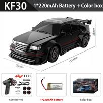 1:43 RC Driftinis Automobilis Viso Mastelio 4WD Pavara Giroskopo Jautrumo Reguliavimas Mutiy Apšvietimo Valdymas Nuotolinio Valdymo Lenktyninis Automobilis RC Žaislas juoda