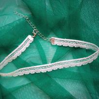 Women's Lace Choker Necklace with Leaf Flower Hearts & Clover Design Sexy Wave Pattern for Party Fashion Jewelry Accessory Gift