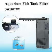 220V 3W/5W/7W 3in1 Akvariumo deguonies purškimo įrankis Akvariumo filtras Akvariumo vidinis filtras Vandens panardinamas siurblys 3W