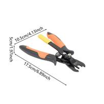 Air Line Pliers Carbon Steel Push-in Connector Removal Pliers Portable Push To Connect Air Hose Removal Disconnect Tool