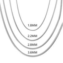 Madinga Unisex Gyvatės Grandinėlės Chokeris Moterims Nerūdijančio Plieno Kaulo Formos Auksinės Spalvos Grandinėlės Karoliai Moterims Papuošalas Dovana 1.8mm x 45cm