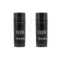 (DARK BROWN) Toppik Hair Building Fibres | 27.5g (2-pack)