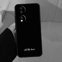 Simple Minamilst Black Quote For Honor Magic 7 Lite 6 5 V5 Case For Honor 400 200 Pro 90 70 50 X8a X8b X9a X9b X9c Cover Honor Magic7 Pro
