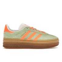 adidas Gazelle Bold Žalia Spark Rėkianti Oranžinė Moteriški Sportbačiai Pusiau Žalia Spark Pagrindinė Balta IH7495 41⅓