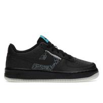 Space Jam x Nike Air Force 1 06 GS Kompiuterio lusto vaikiški sportbačiai Juodi Šviesiai Mėlyni-Fury DN1434-001 40 black