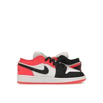 Air Jordan 1 Low SE GS Mismatched Infrared Kids Sneakers White Infrared-23 Black FB4420-616 38.5