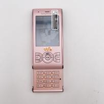 Atnaujintas originalus Sony Ericsson W595 GMS 3G FM radijas 3.15MP mobilusis telefonas su 1 SIM kortele No charger rožinė