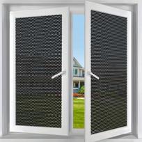 Matiniu langu plėvelė Privatumui Statinio prilipimo Stiklo lipdukas Anti-UV Anti-Glare Dekoratyvinė plėvelė Namams Biurui Vonios kambariui 0.45*2m balta