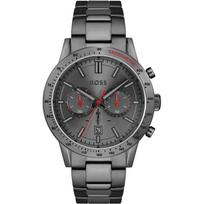 BOSS Allure Anthracite Nerūdijančio plieno Antracito spalvos Vyriškas kvarcinis laikrodis 1513924 juoda