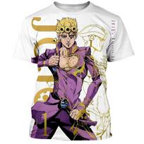 New Jojo Bizarre Adventure T-Shirts Anime Manga 3D Print Streetwear Men and Women Fashion Oversized Kids Tees Tops Clothing 6XL