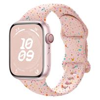 Sportinis silikoninis dirželis Apple watch 40mm 45mm 44mm 41mm 38mm 49mm Minkštas apyrankė iwatch Series 9 8 7 6 5 3 SE Ultra 2 dirželis 38mm 40mm 41mm